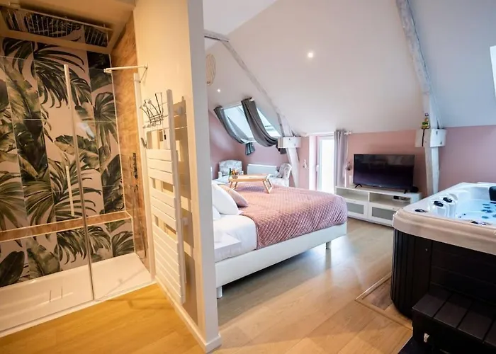 Le Cocon Avec Jacuzzi Privatif Normandie *